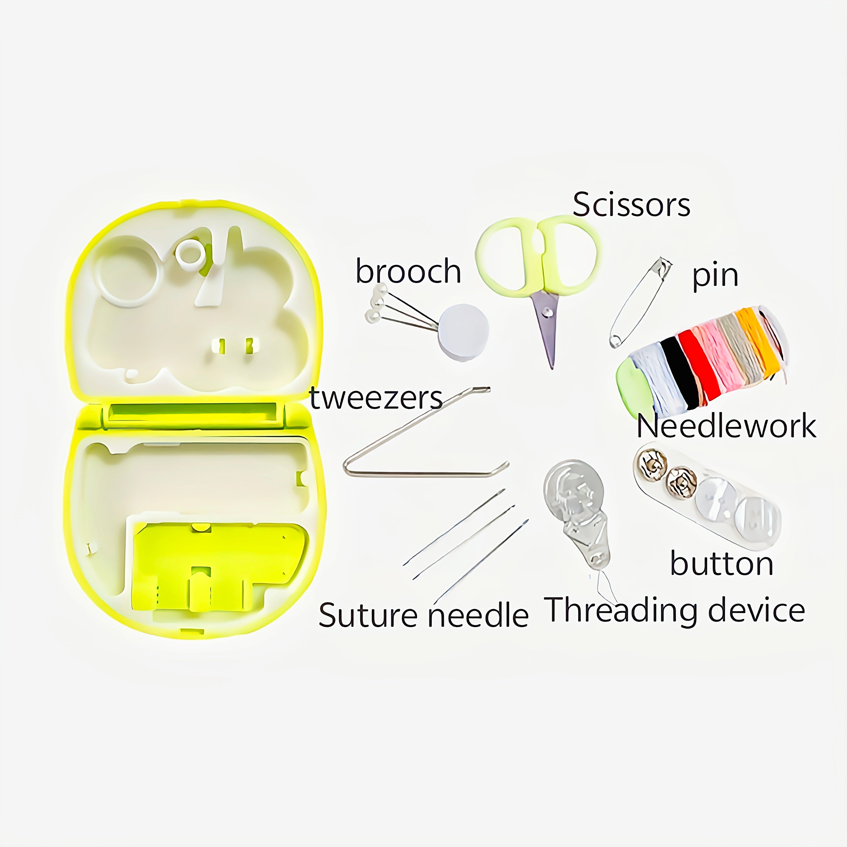 Semi-Circular Plastic Needle Box