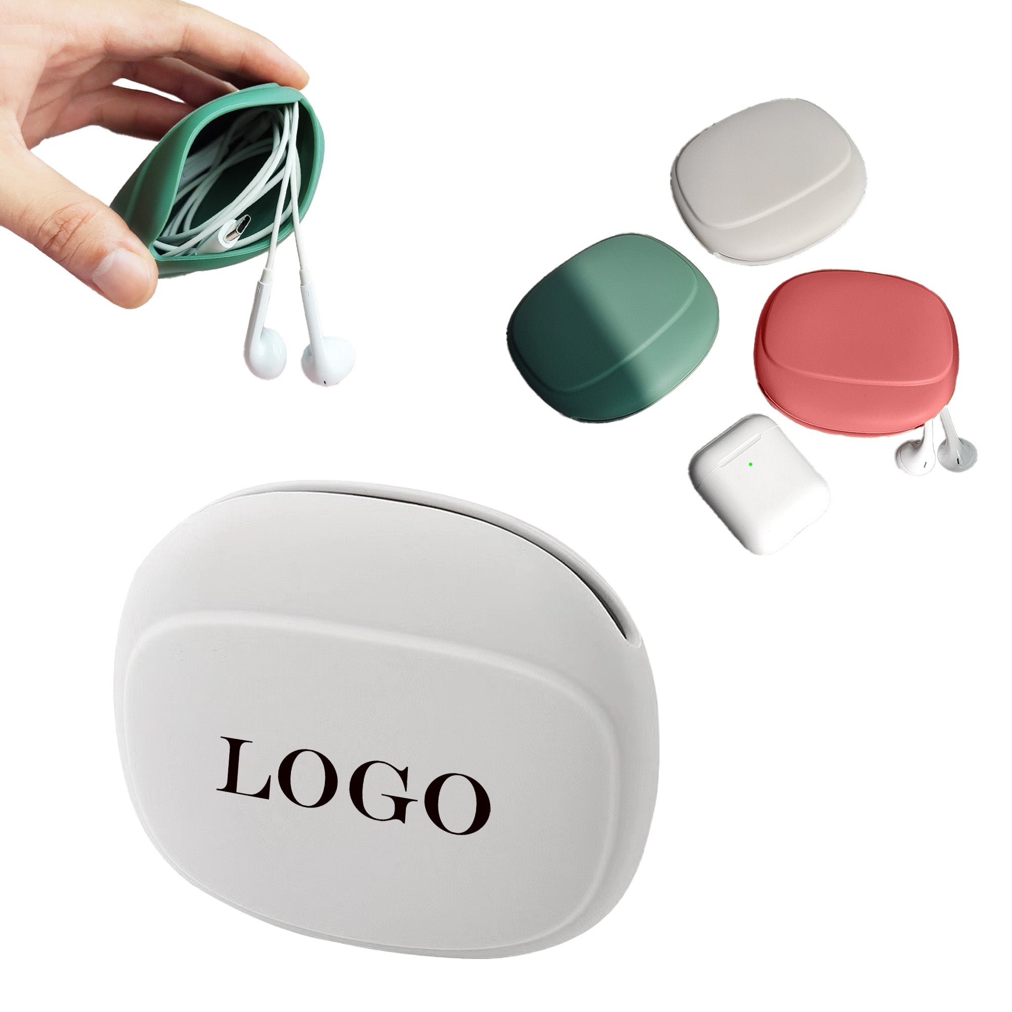 Silicone Earphone Storage Bag