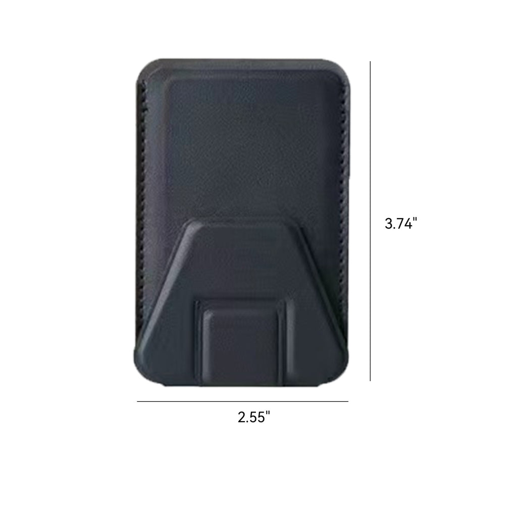 Folding Leather Card Holder Phone Stand