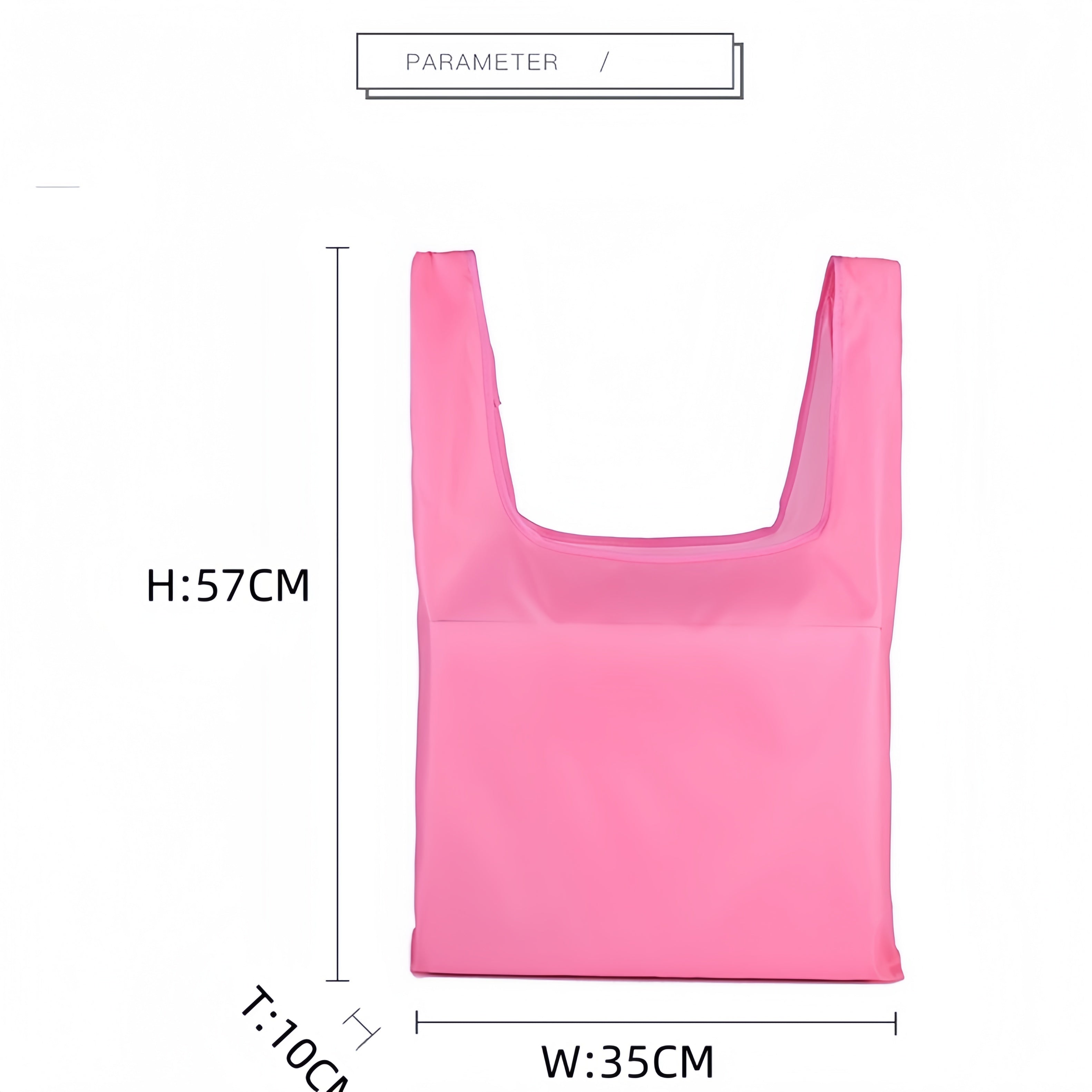 Foldable Shopping Tote Bag With Small Pocket