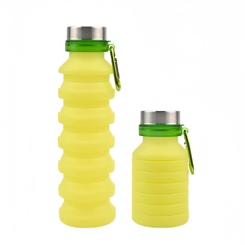 17-Ounce Silicone Collapsible Water Bottle