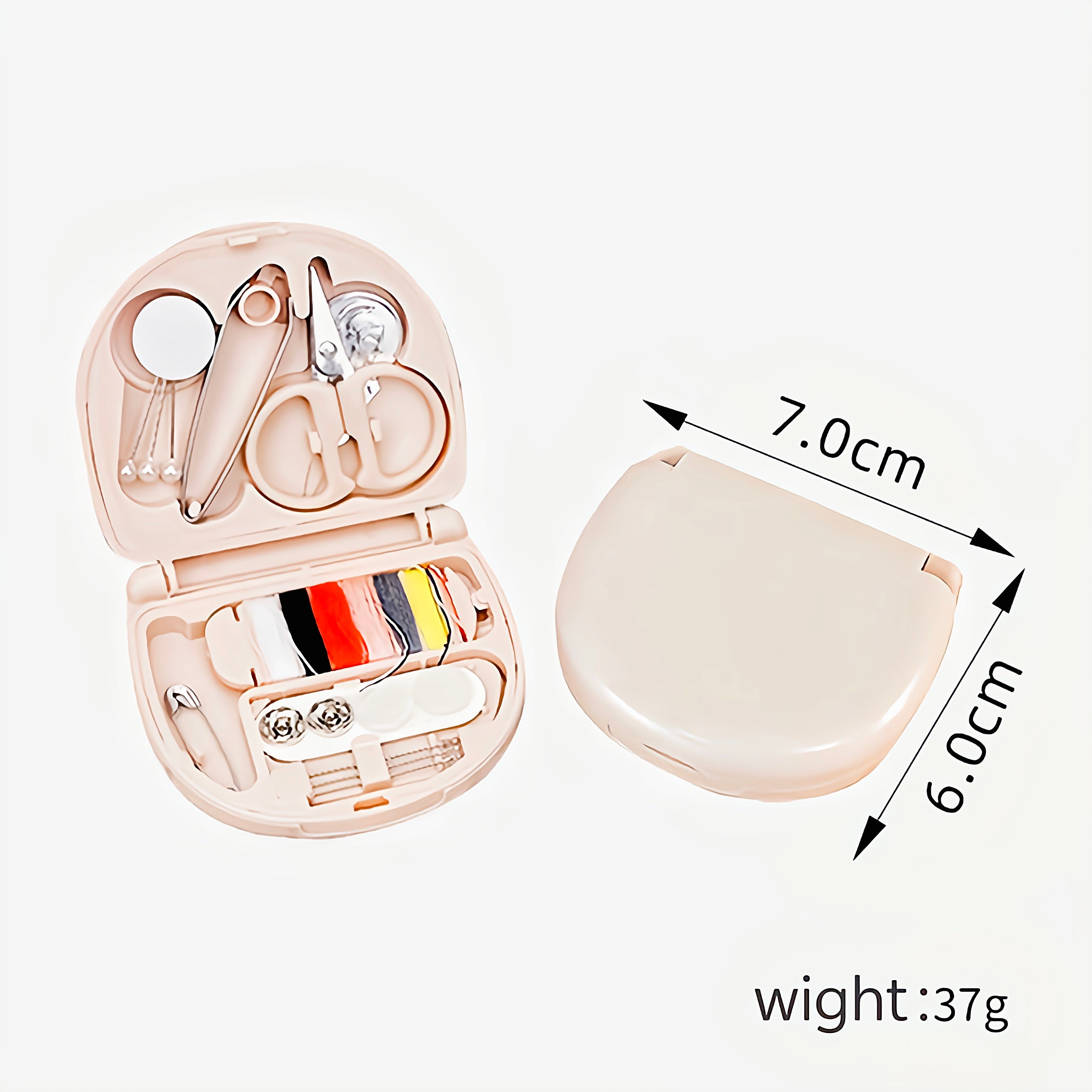 Semi-Circular Plastic Needle Box