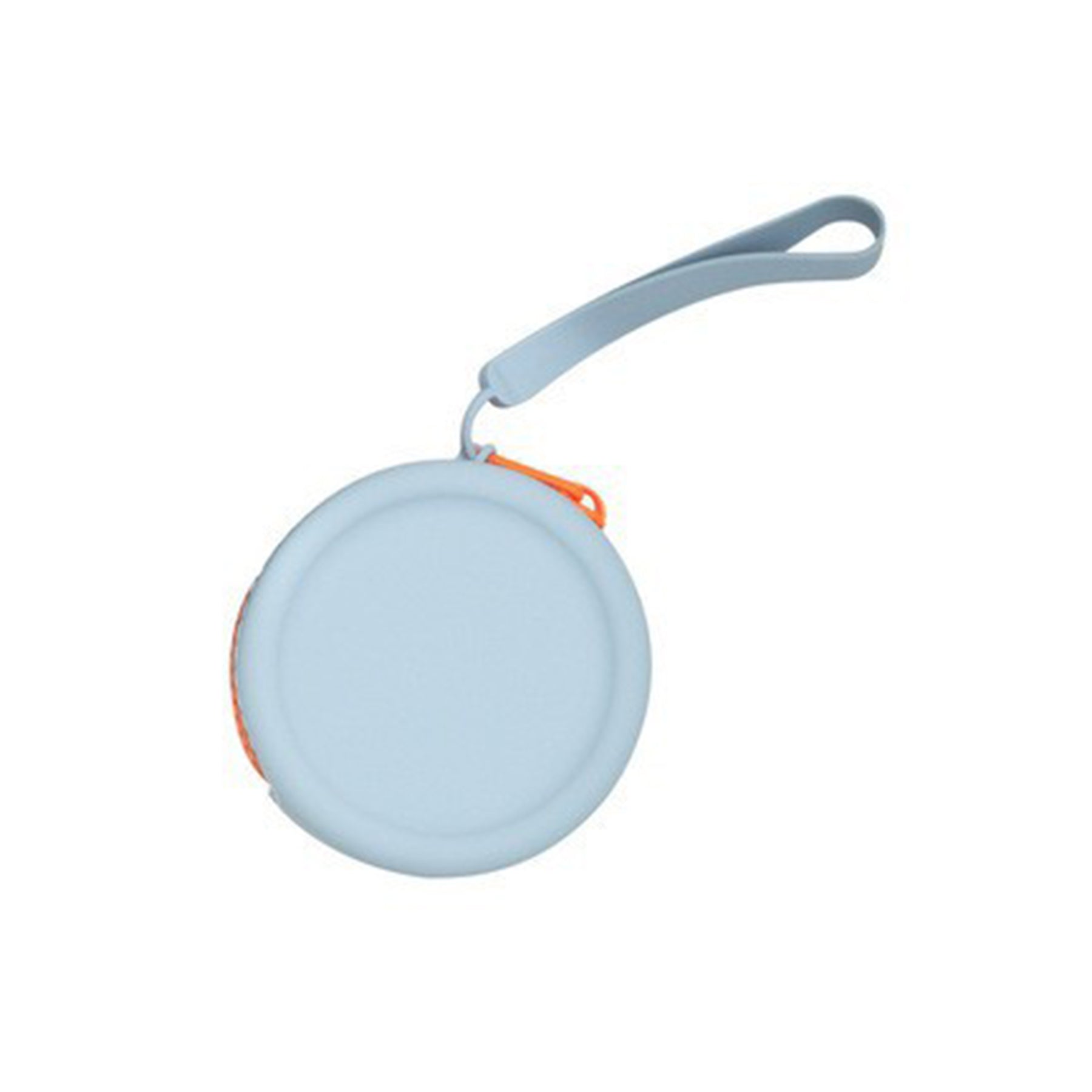 Zippered Round Silicone Pocket Coin Pouch