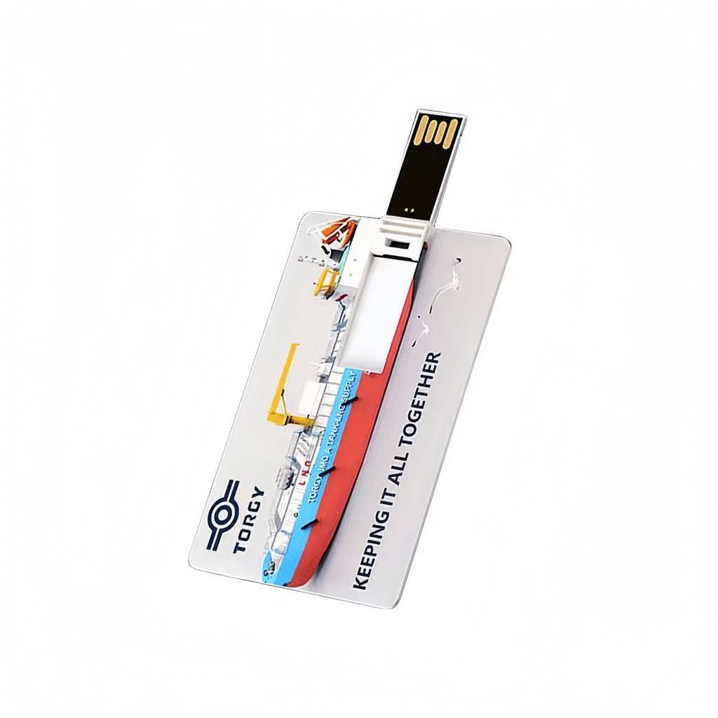 Credit Card Style Usb Flash Drive 4 GB