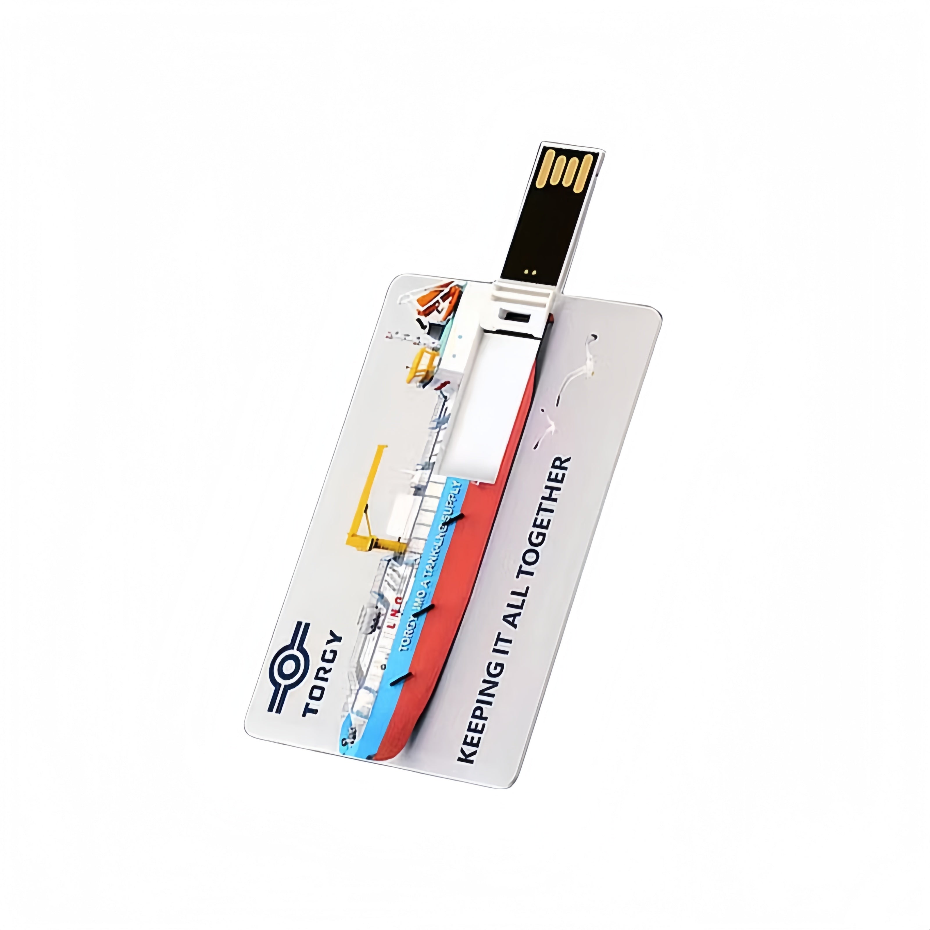 Credit Card Style Usb Flash Drive 4 GB