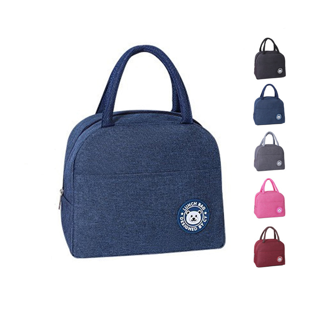 Office Workers Carry Thick Aluminum Foil Cotton Insulated Bags for Lunch