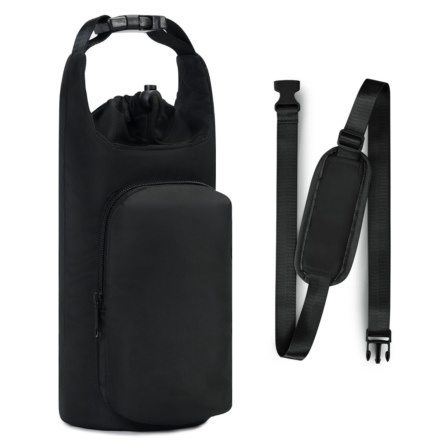Strap-On Portable Drinking Glass Protector