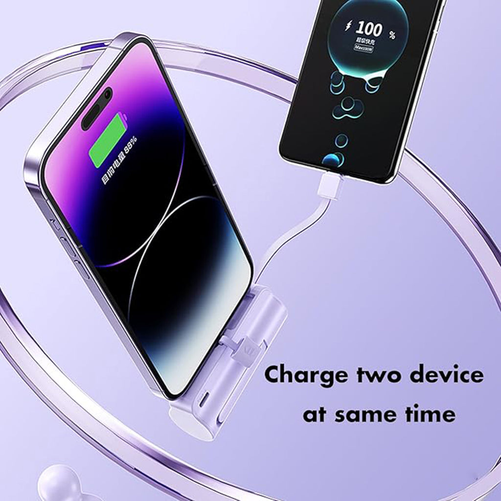 Mini Compact Capsule Power Bank With Digital Display