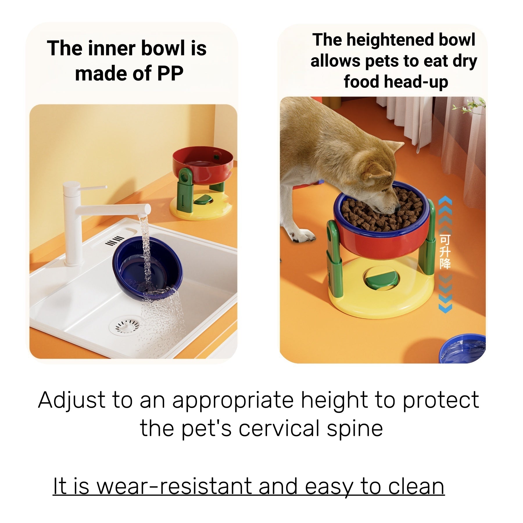 Adjustable Suction Cup Pet Bowl