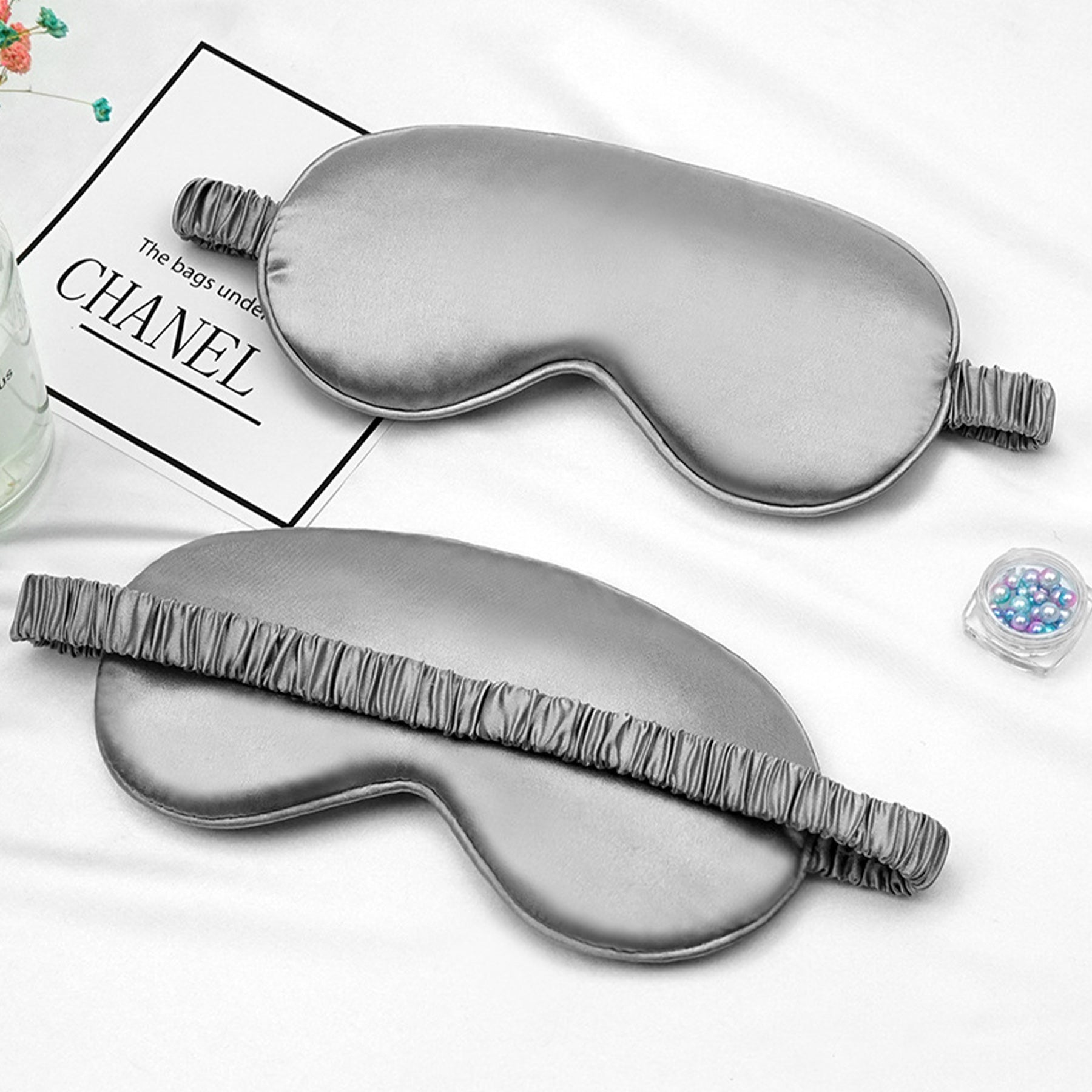 Imitation Silk Light Blocking Sleep Eye Mask