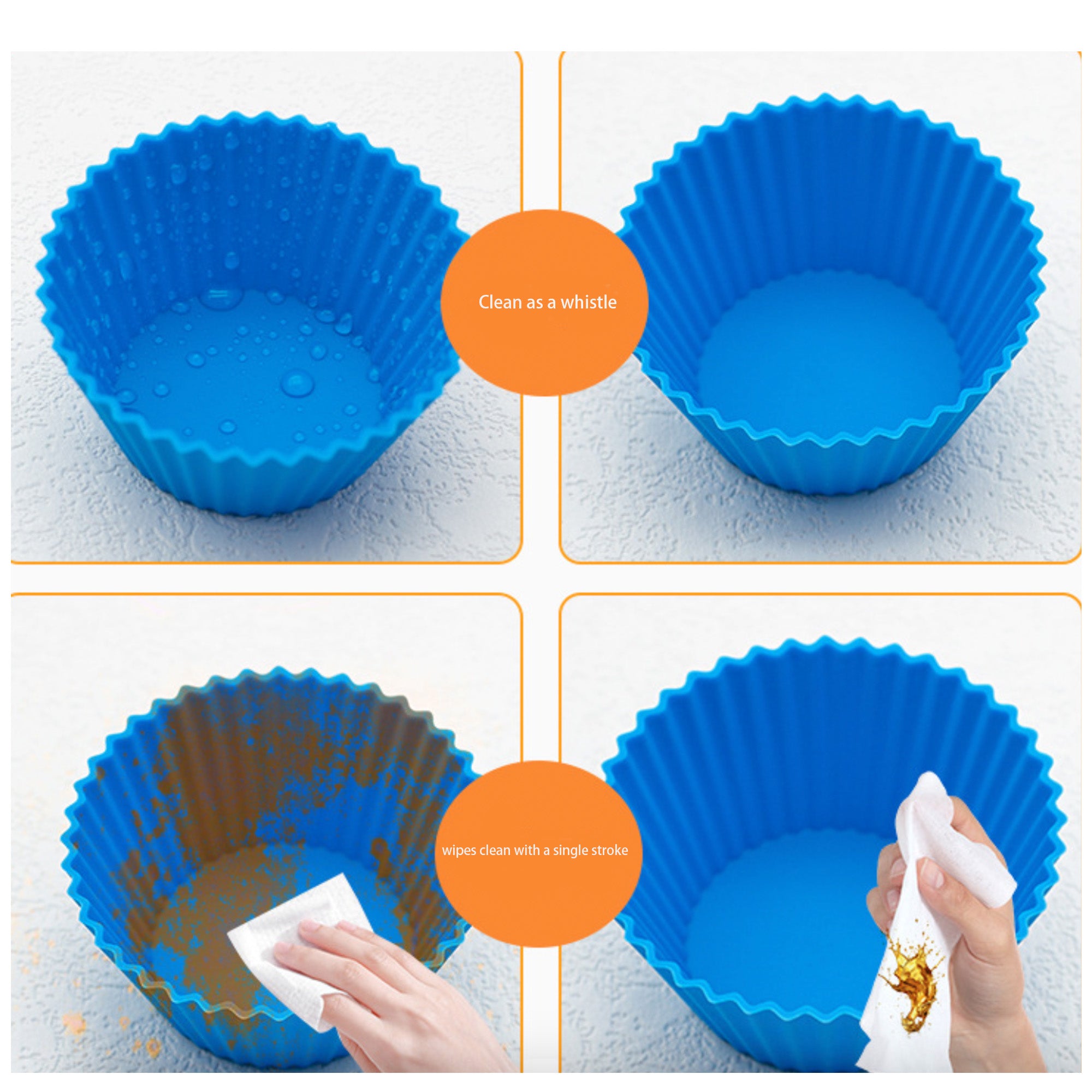 Reusable Silicone Baking Cups