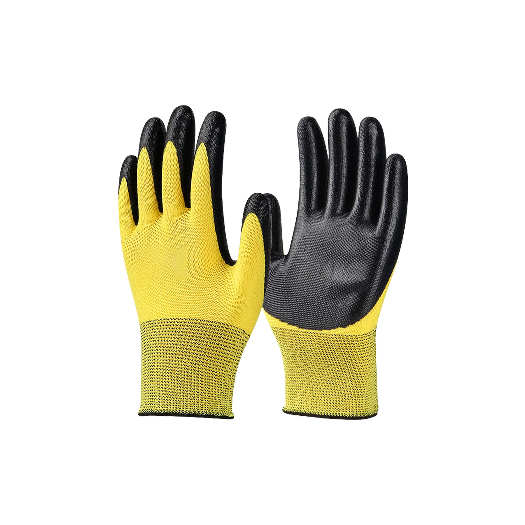 Blue & White Palm-Coated Gloves