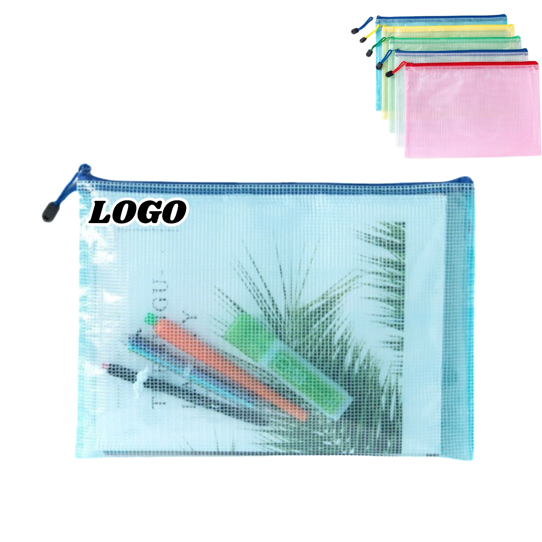 See Through Zippered Pouch