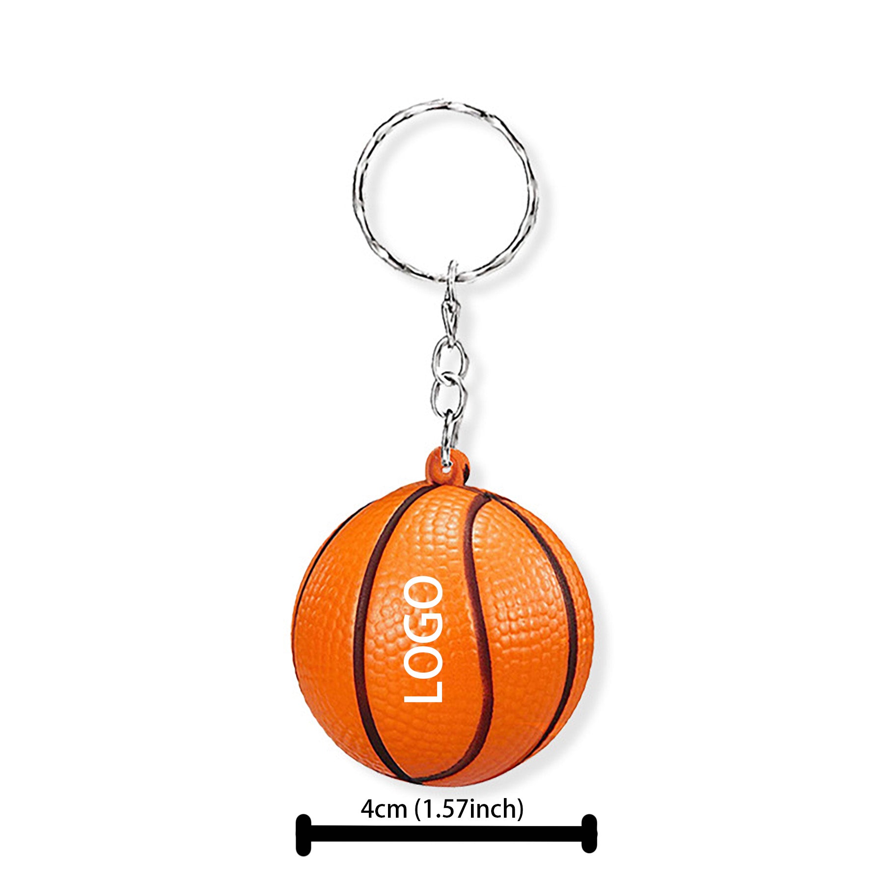 PU Basketball Key Ring