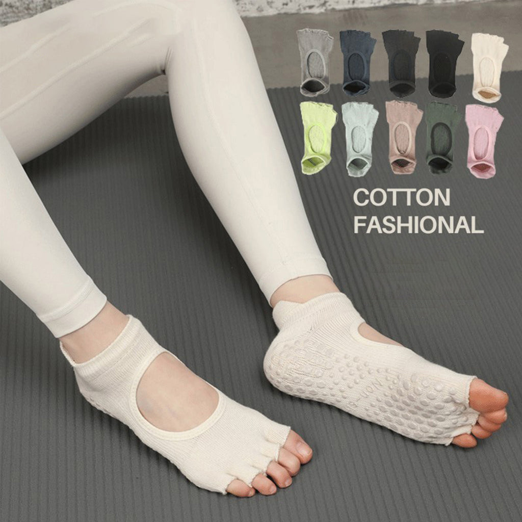 Unisex Non Slip Short Grip Socks With Cushion