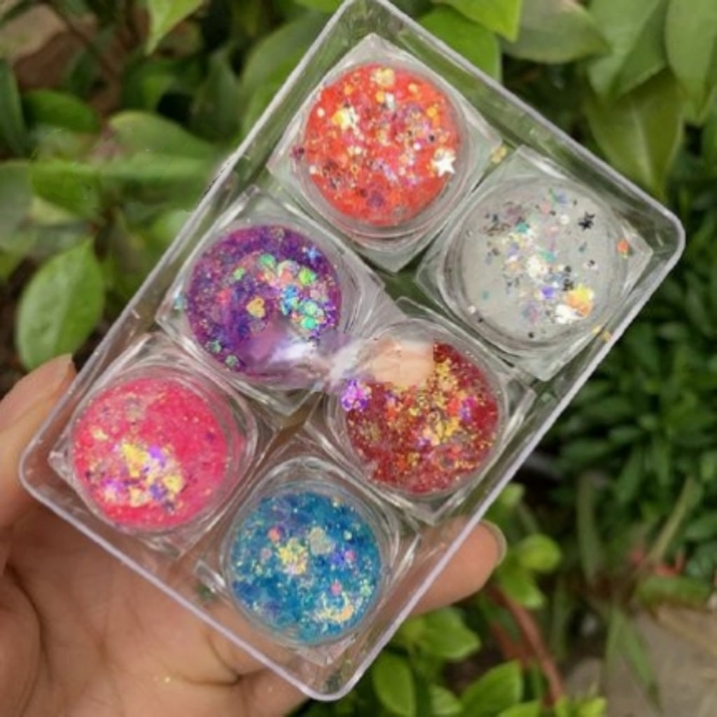 No Glue Kids Body Glitter Gel Biodegradable For Stage Dance