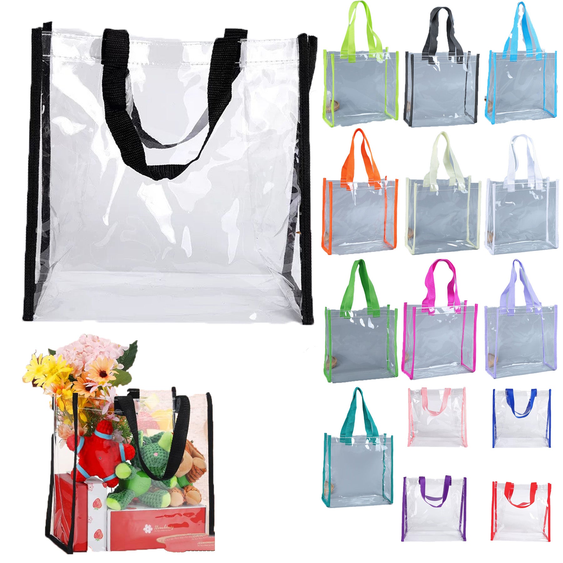Stadium Approved Clear Tote Bag Large Work Sports Bag