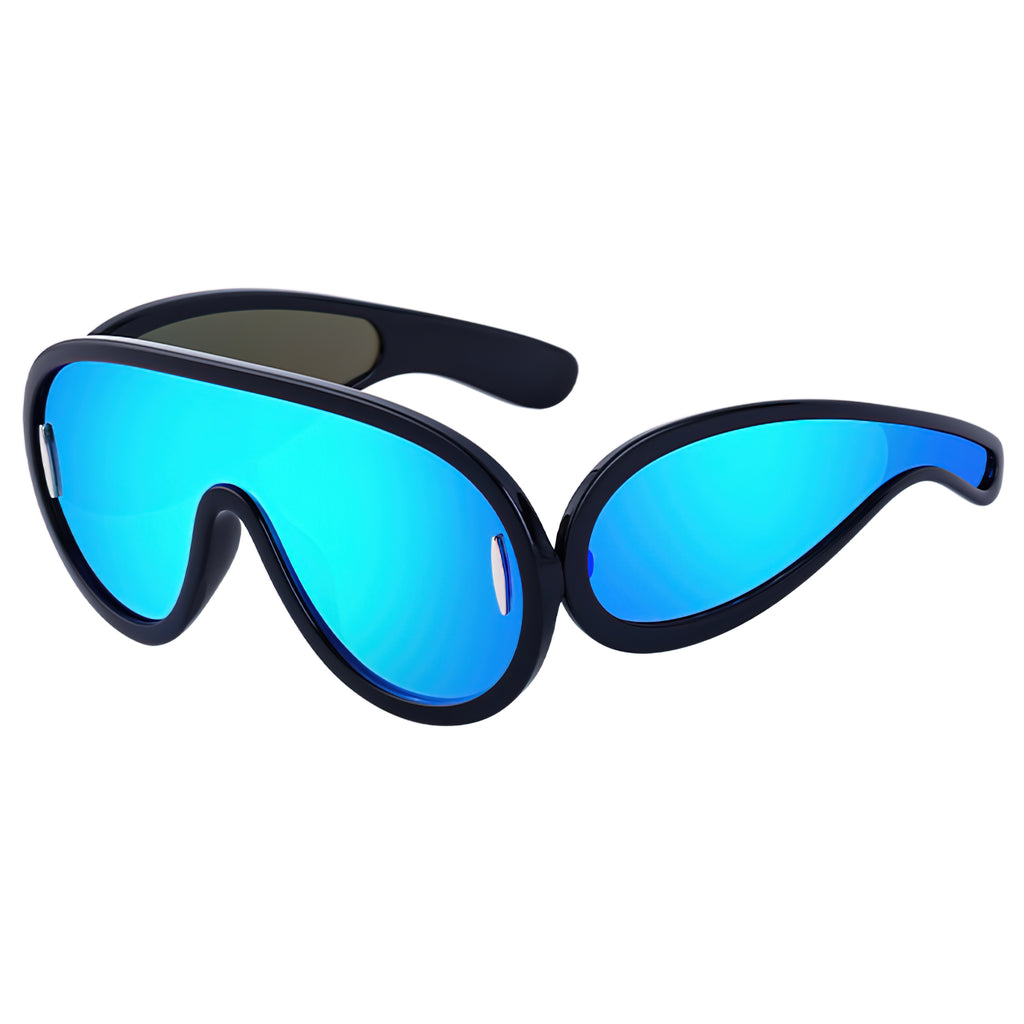 Mask Sunglasses Trendy Futuristic Shield Sun Glasses Uv400