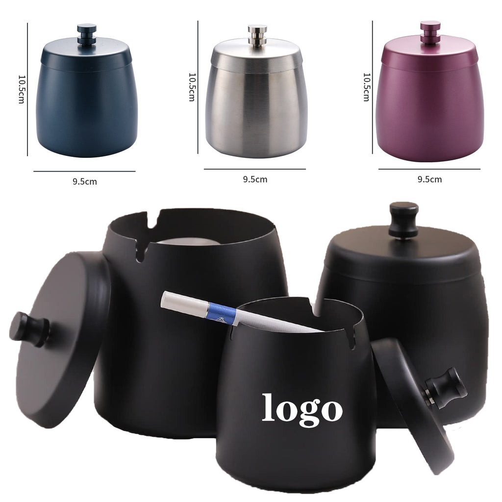Smokeless Odorless Windproof Ashtrays With Lid