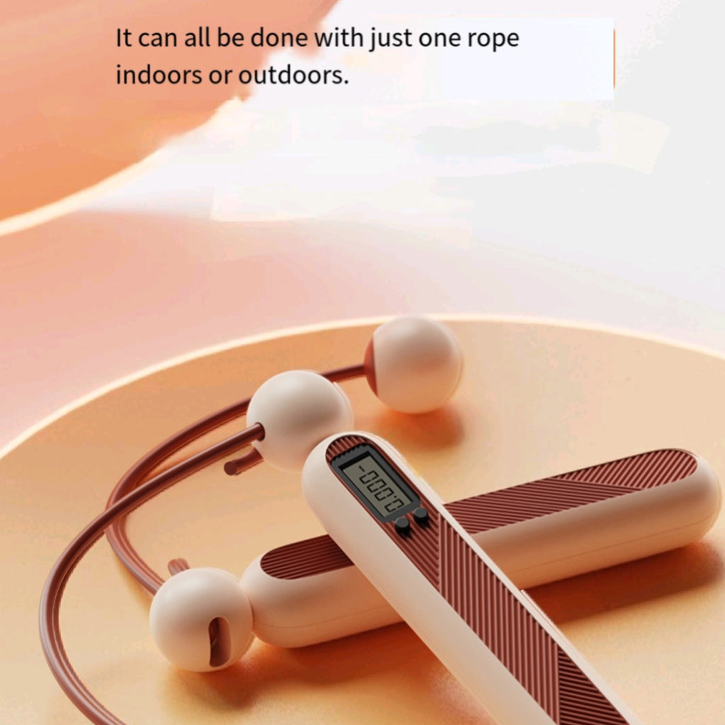 Cordless Jump Rope Sensor Based Counter Silent Bearing