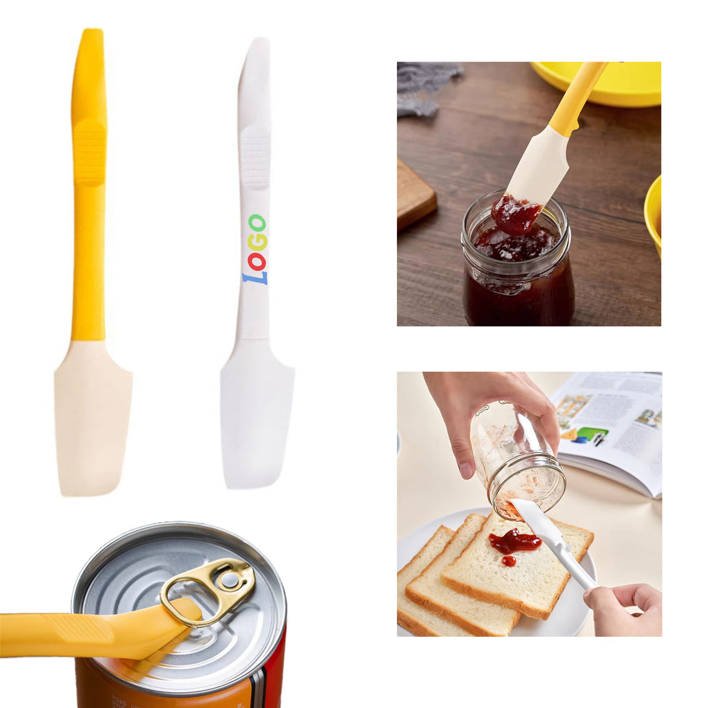 2-in-1 Silicone Spatula with Pop Can Opener