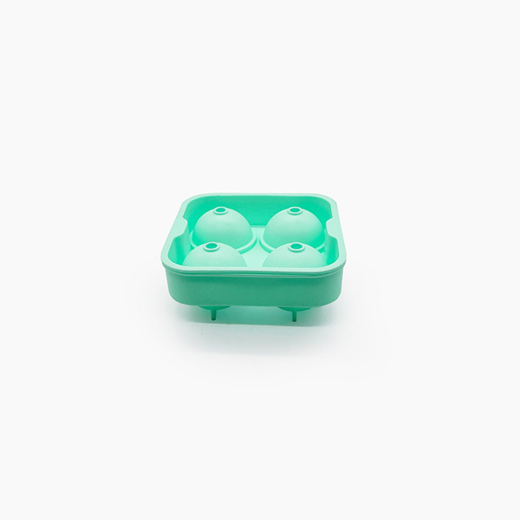 4 Grid Round Silicone Ice Crate With Funnel Ice Box Mould