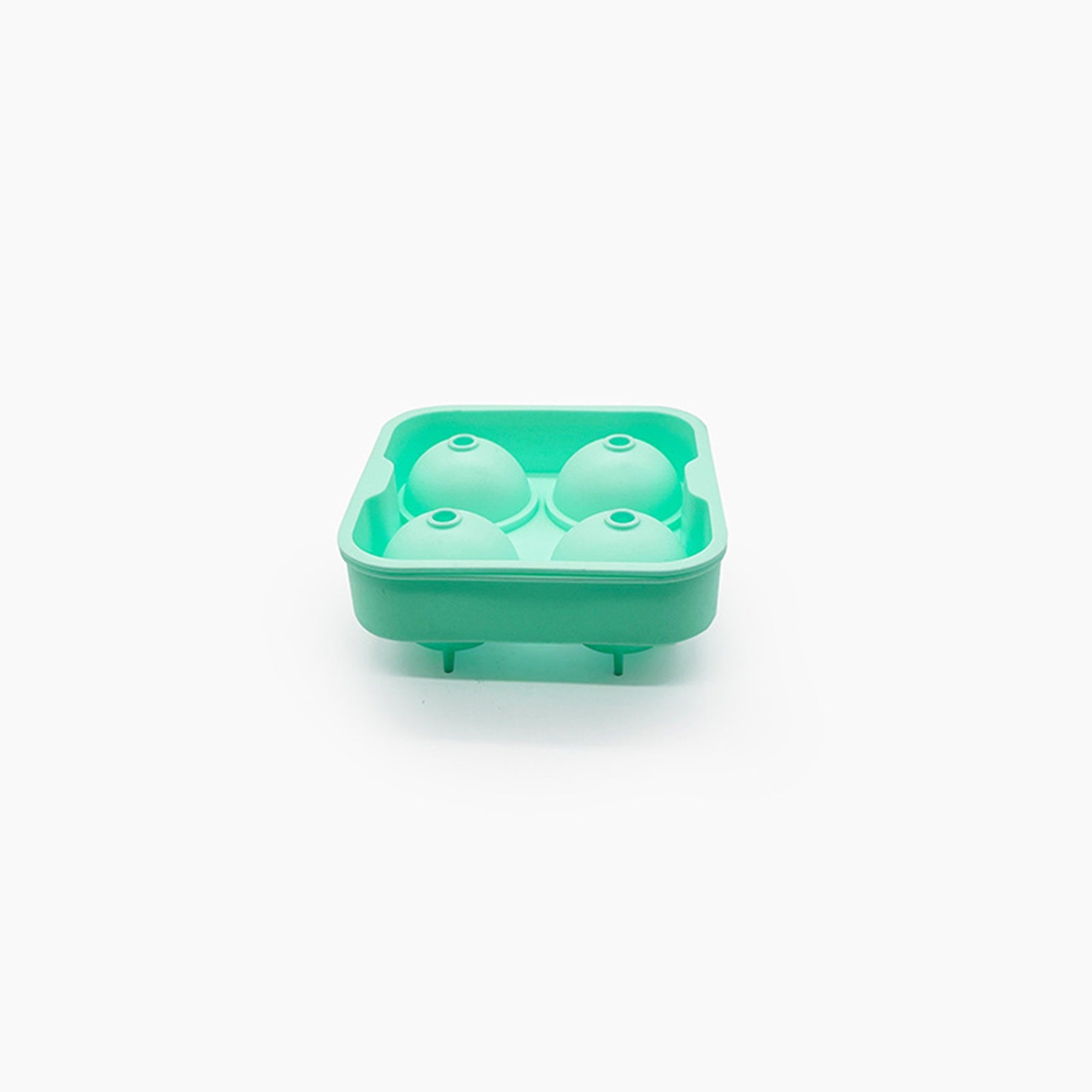 4 Grid Round Silicone Ice Crate With Funnel Ice Box Mould