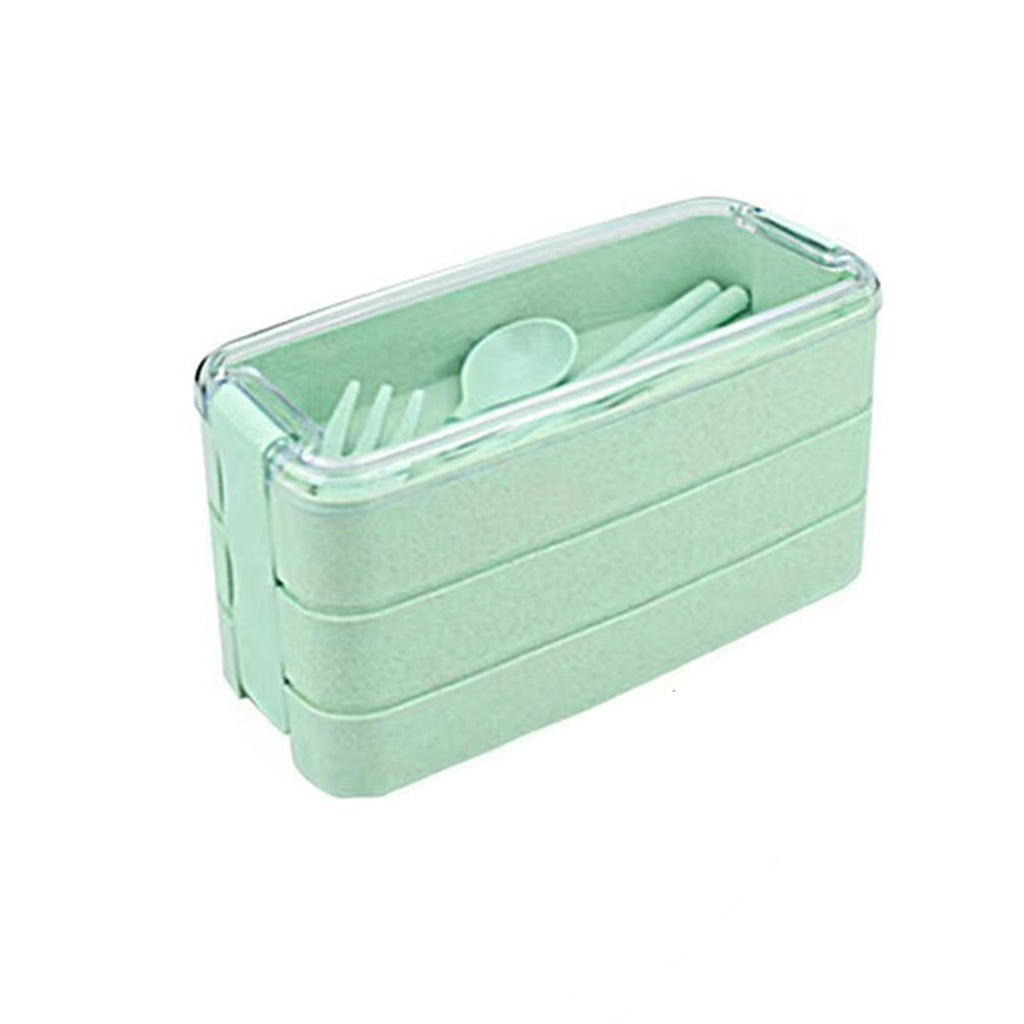 3-Layer Wheat Straw Lunch Box