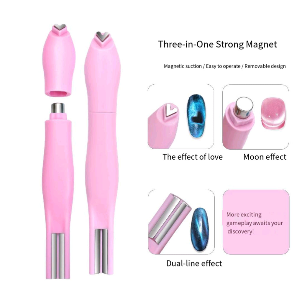 Magnetic Cat Eye Kit Interchangeable Magnets Gel Set
