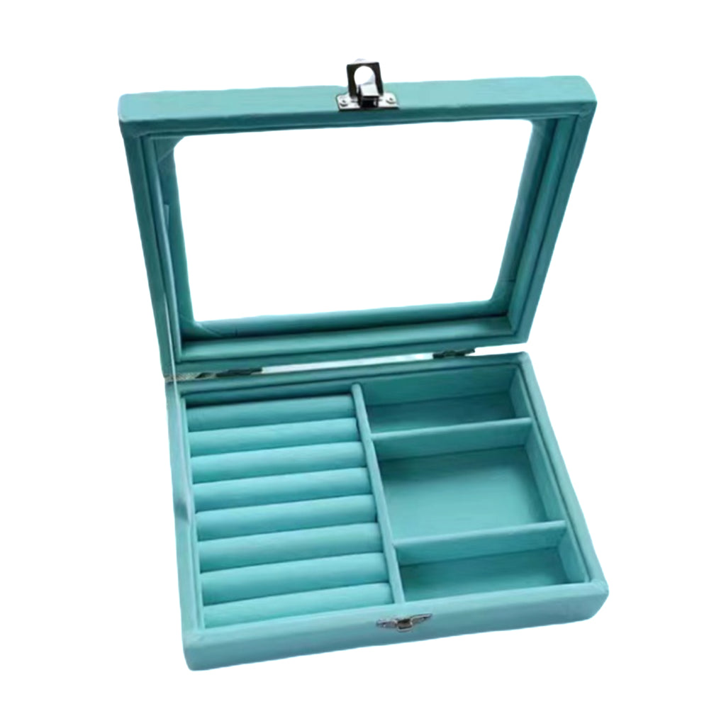 Jewelry Storage Box With Dust Proof Cover