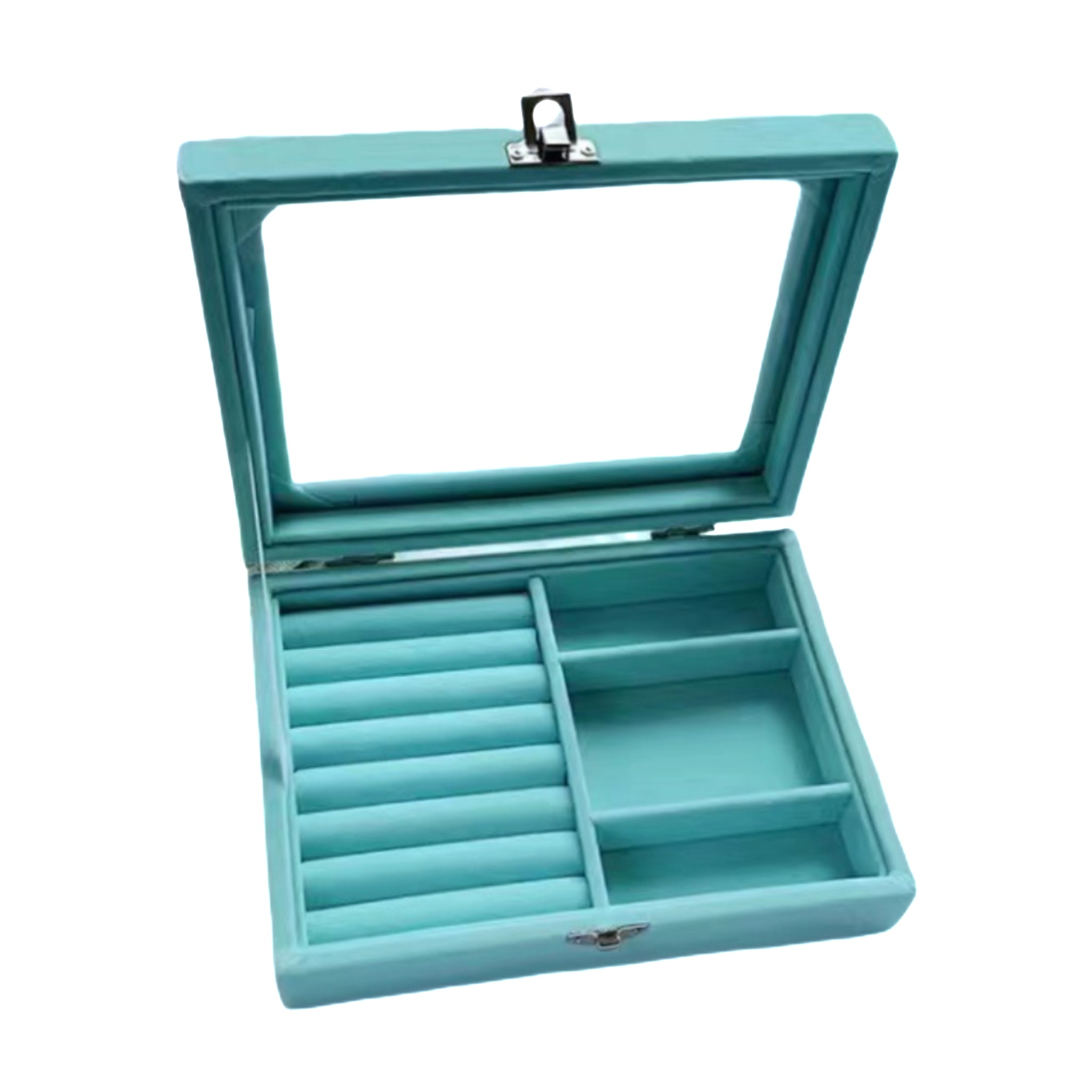 Jewelry Storage Box With Dust Proof Cover