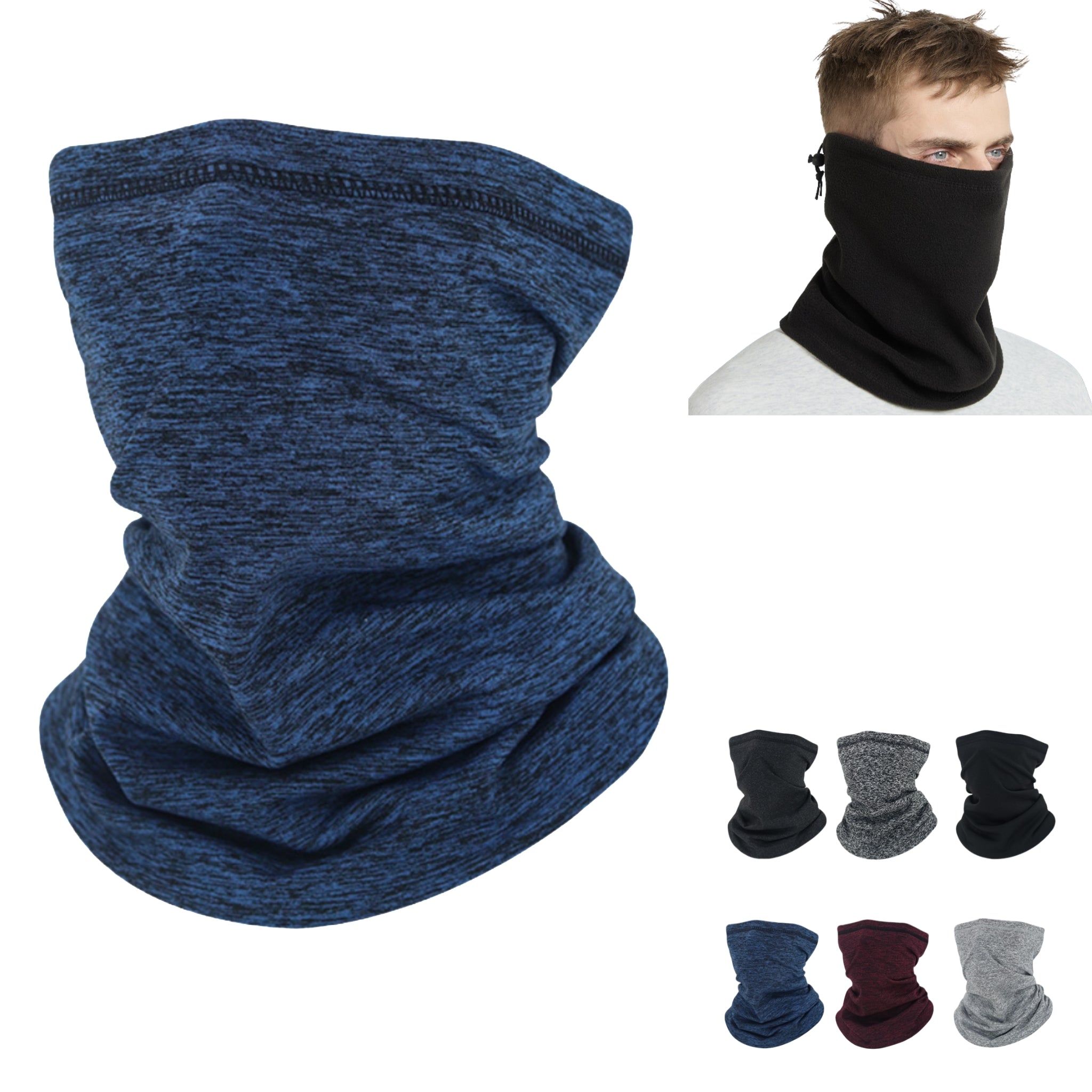 Fleece Neck Gaiter Warm Thermal Winter Outdoor Sports