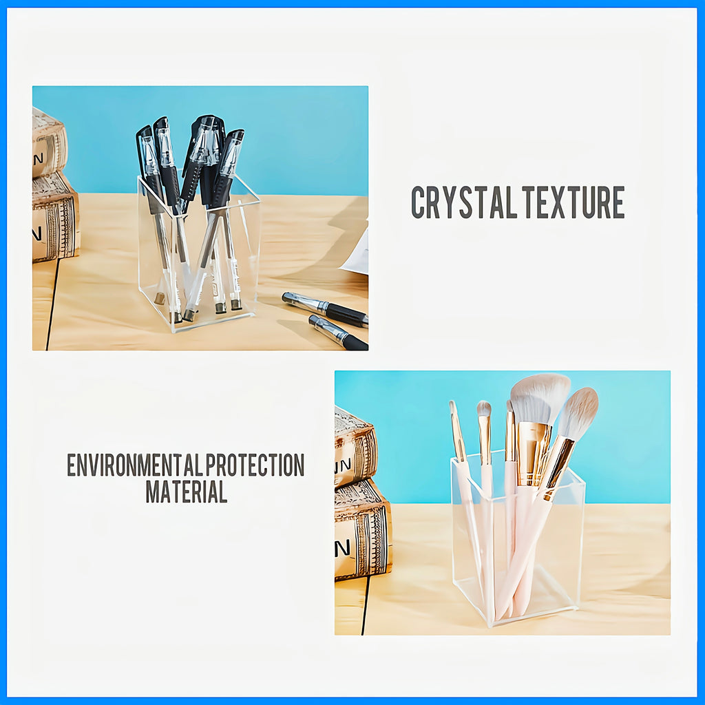 Clear Acrylic Pen Holder