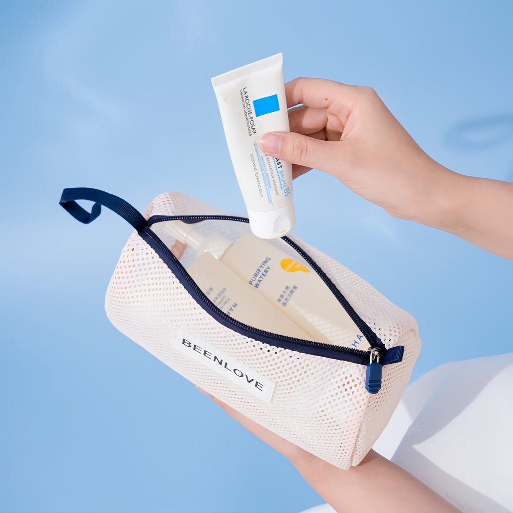Breathable Mesh Material Cosmetic Storage Bag