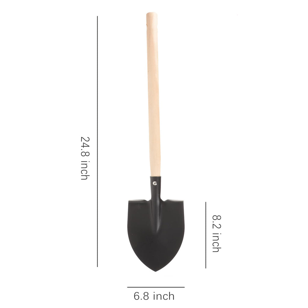Wooden Handle Garden Shovel For Yard Farming Work