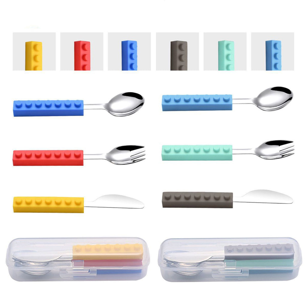Building Block - Handle Stainless Steel Cutlery Set