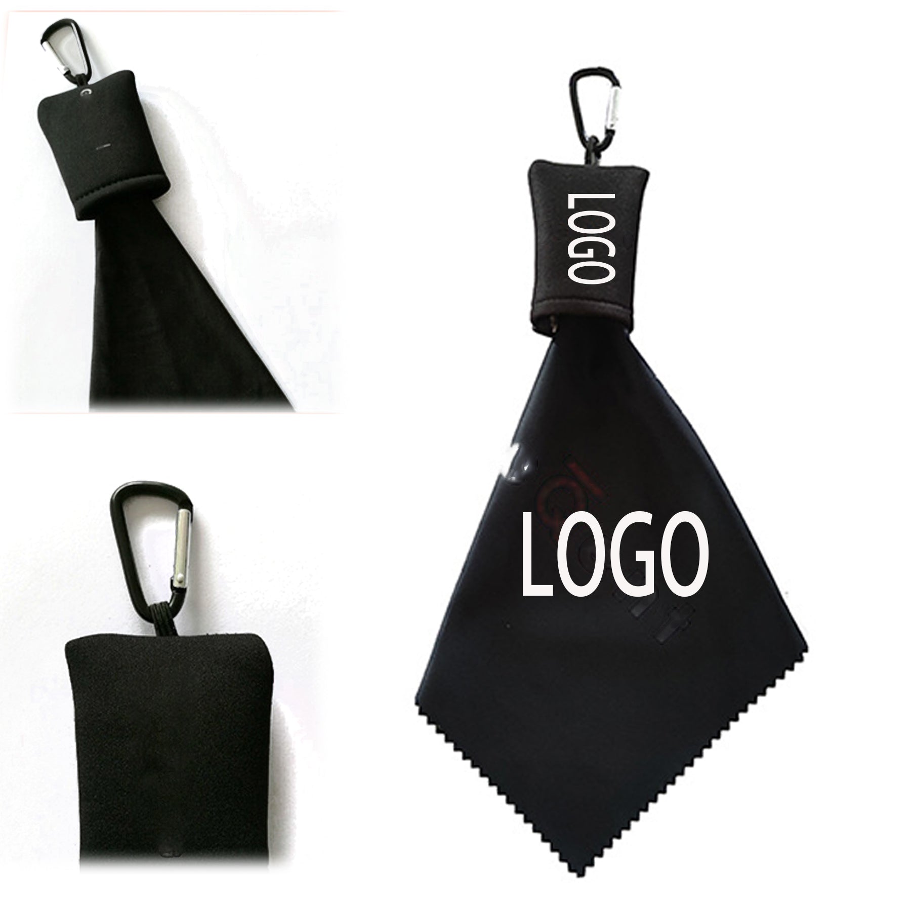 Eyeglass Cleaning Cloth Keychain