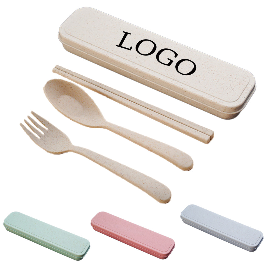Wheat Straw Forks, Spoons and Chopsticks Plastic Cutlery