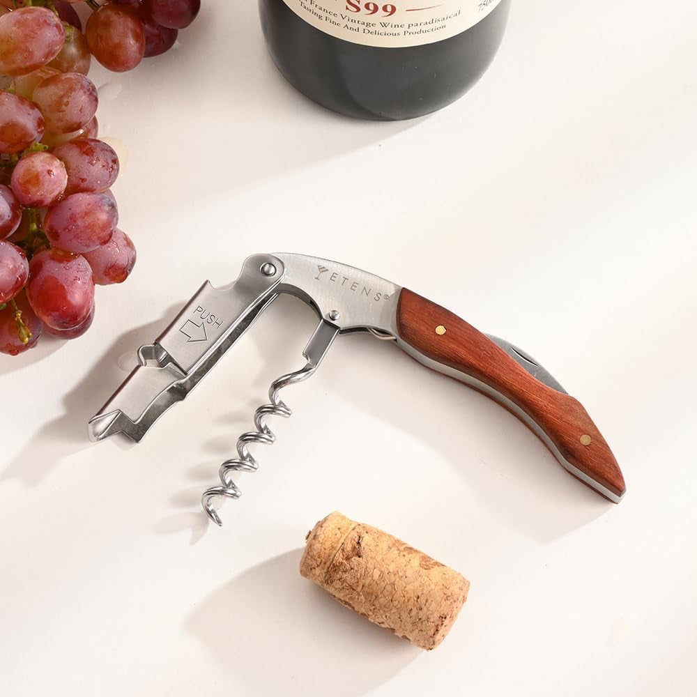 3-In-1 Stainless Steel Wine Bottle Opener