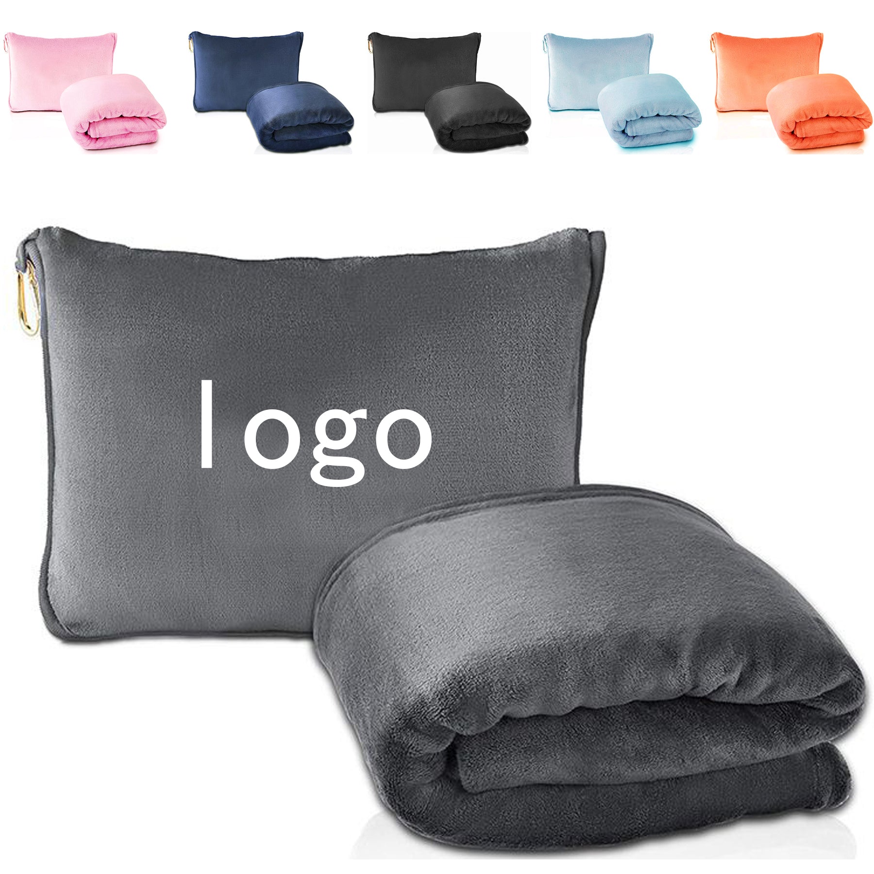 2-In-1 Portable Travel Blanket And Pillow