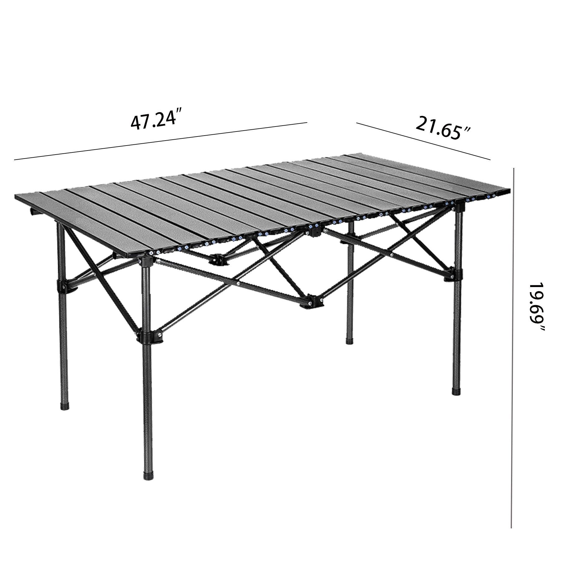 Collapsible Outdoor Picnic Metal Table