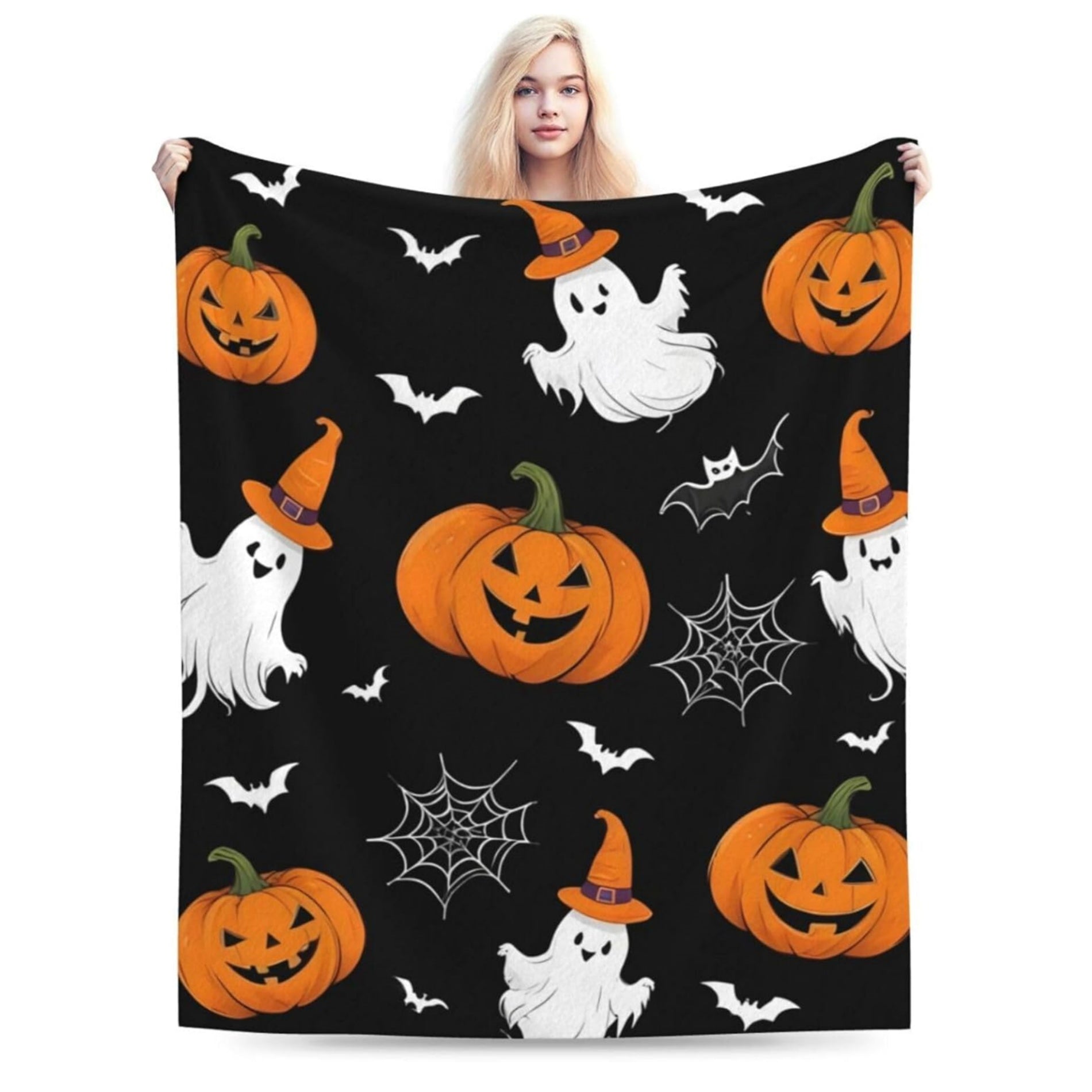 Flannel Halloween Blankets Gifts