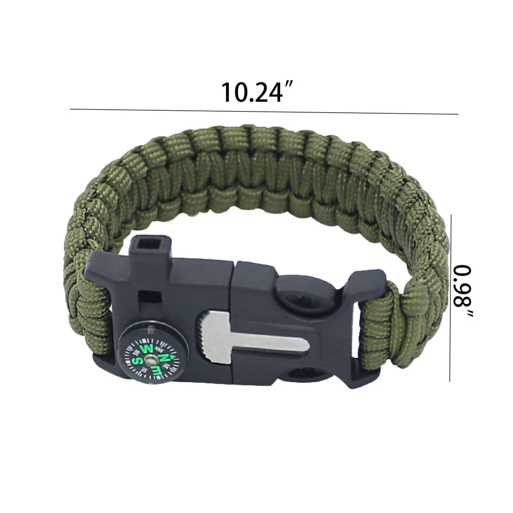 Camping Survival Braided Bracelet