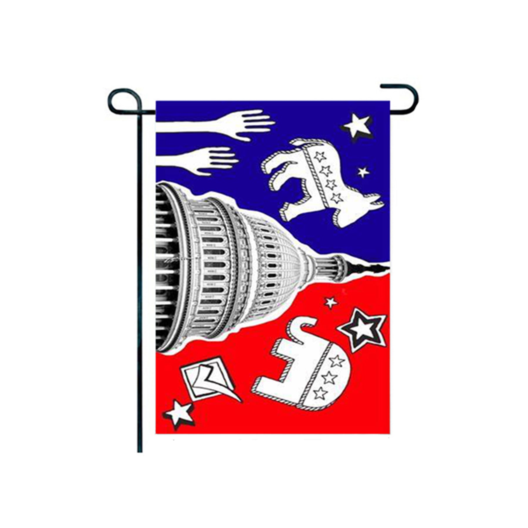 11.8" x 17.7" Custom Single Reverse Garden Banner