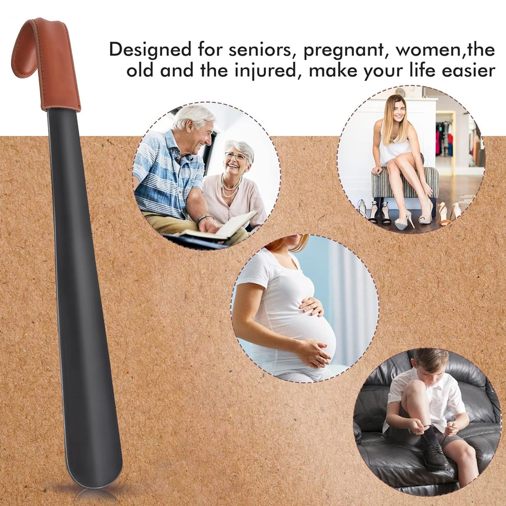Metal Shoe Horn Long Handle For Seniors