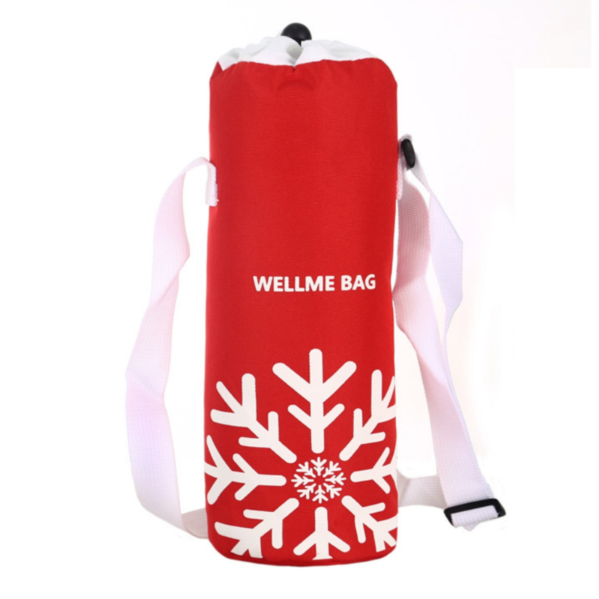Insulated Aluminum Foil Crossbody Bottle Cup Holder