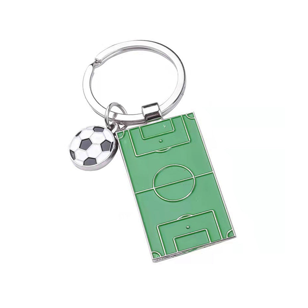 Basketball Court/Soccer Field Key Chain