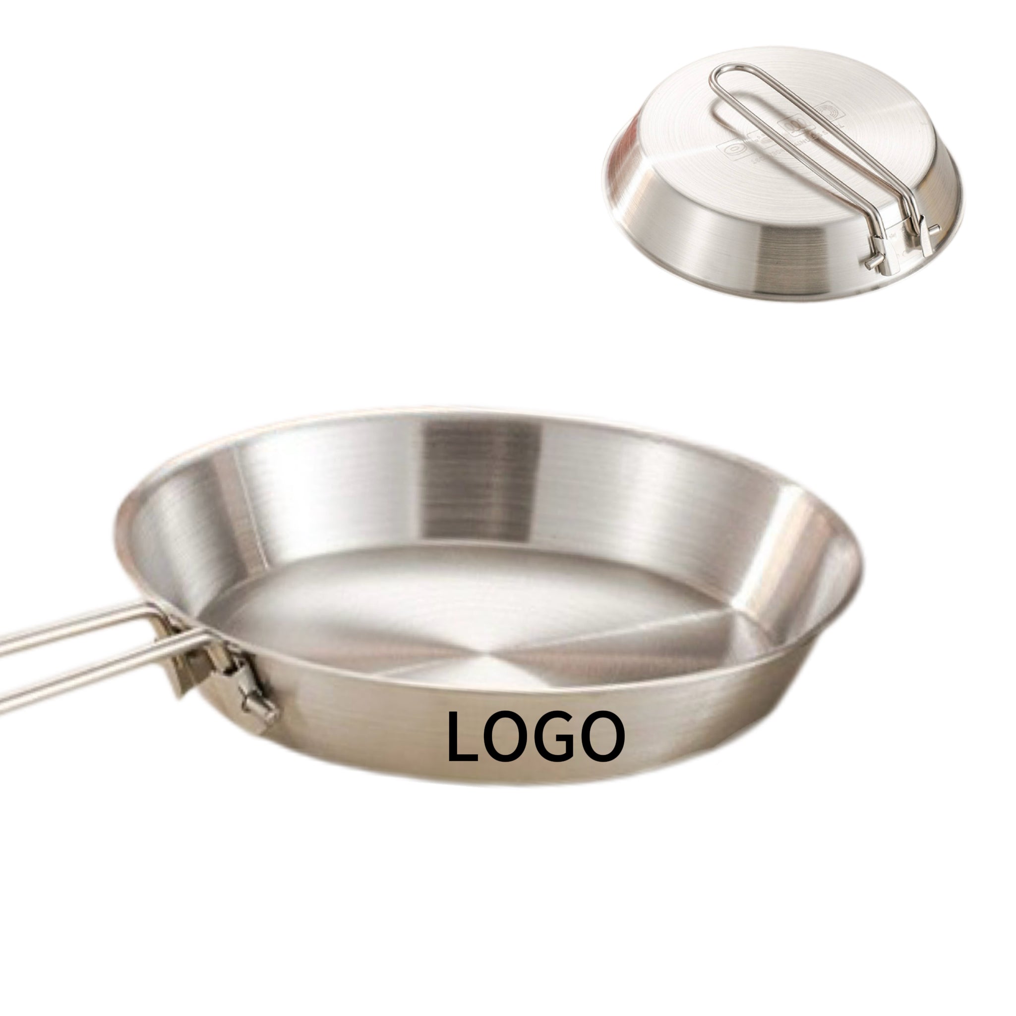304 Stainless Steel Outdoor Frying Pan