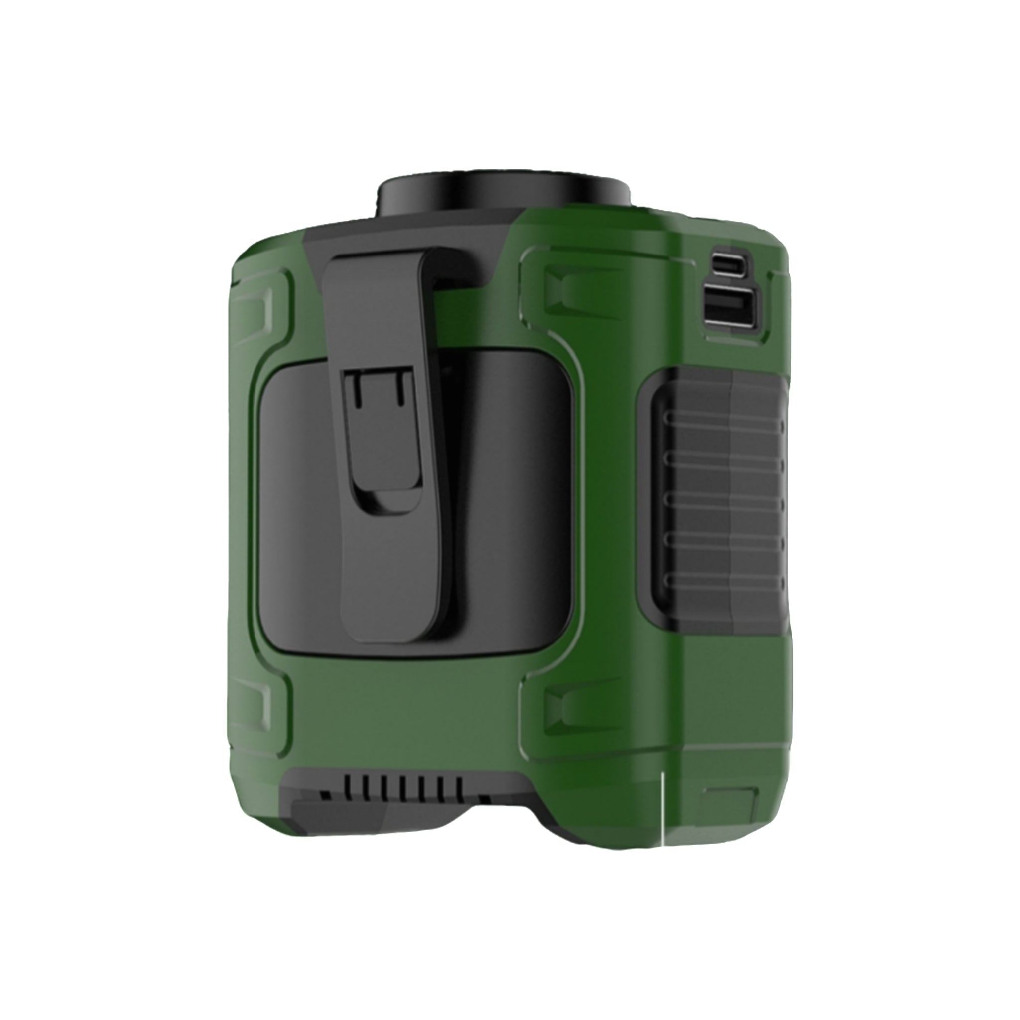Wearable Waist Fan Outdoor Rechg Flashlight Long Last