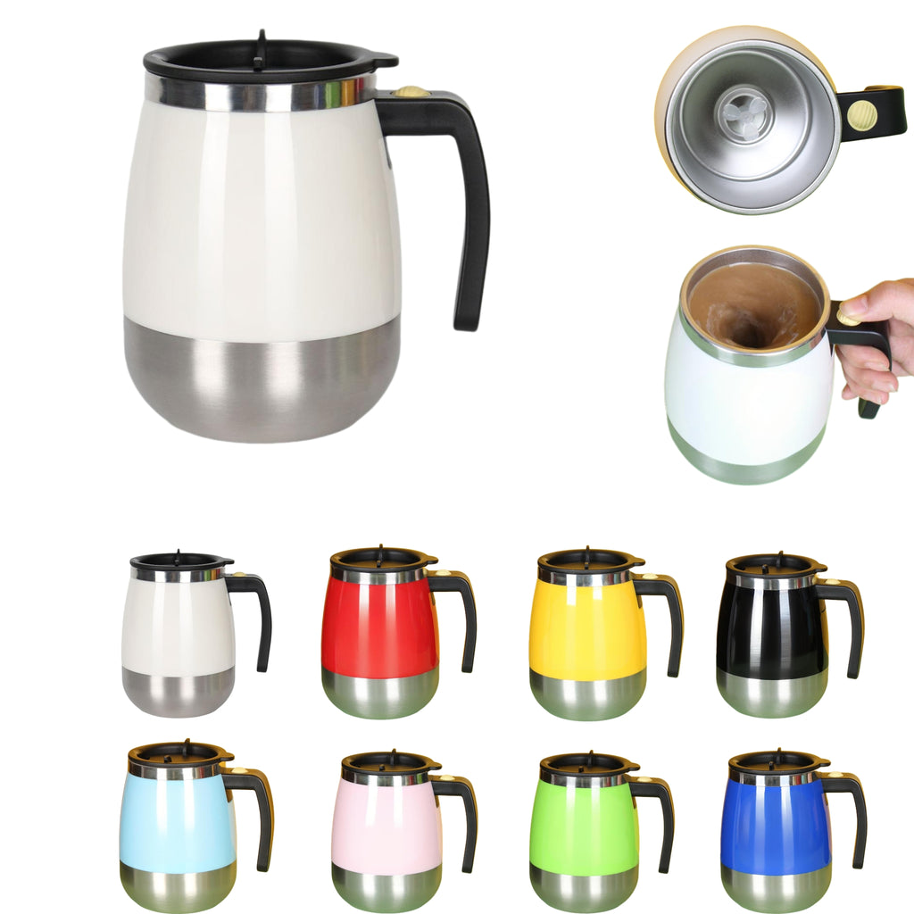 Electric Powered Stainless Steel Coffee Stirring Cup